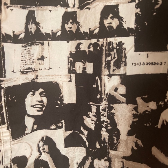 Rolling Stones Live In Concert Button Down. RARE. EUC. Small. - Picture 3 of 4